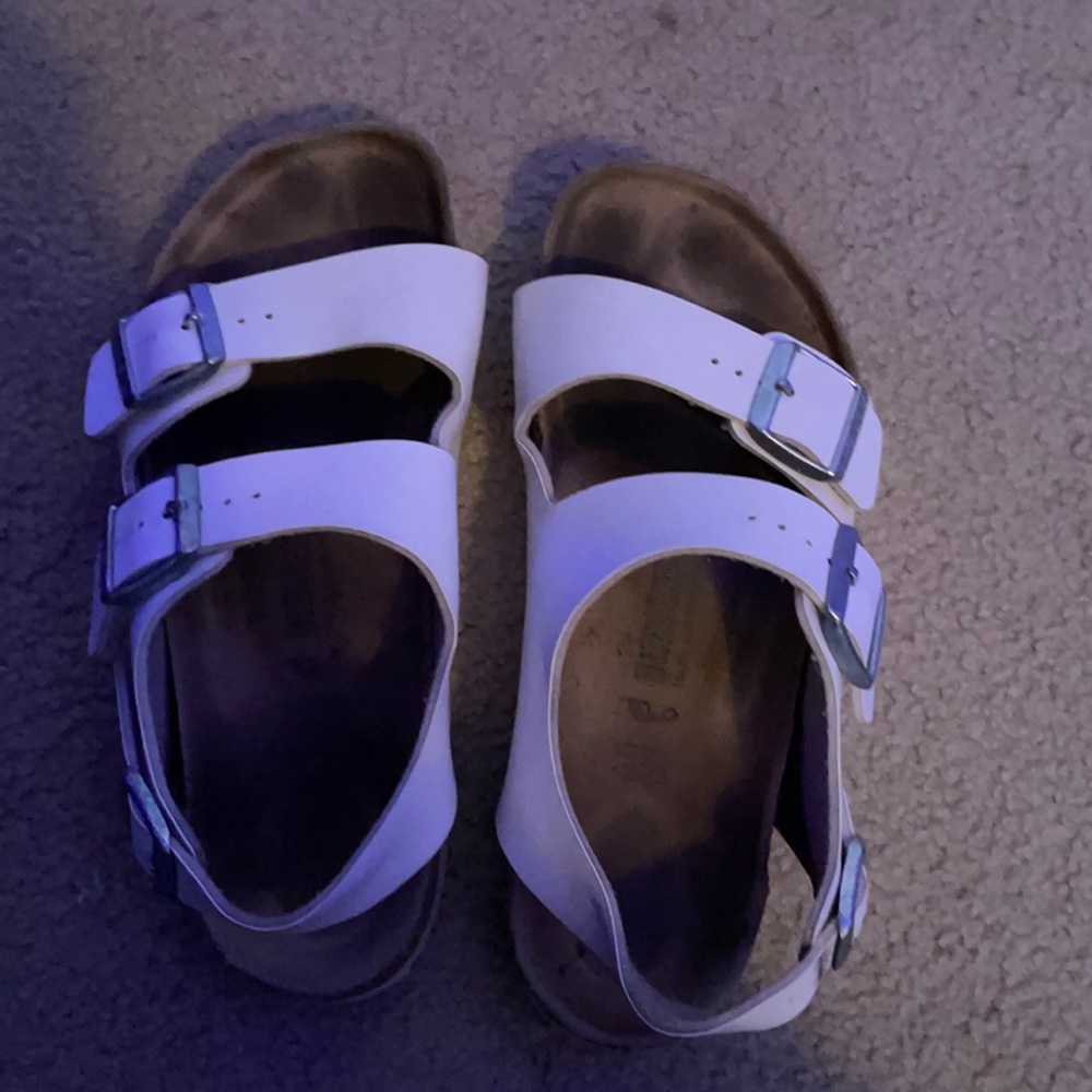 White Birkenstocks